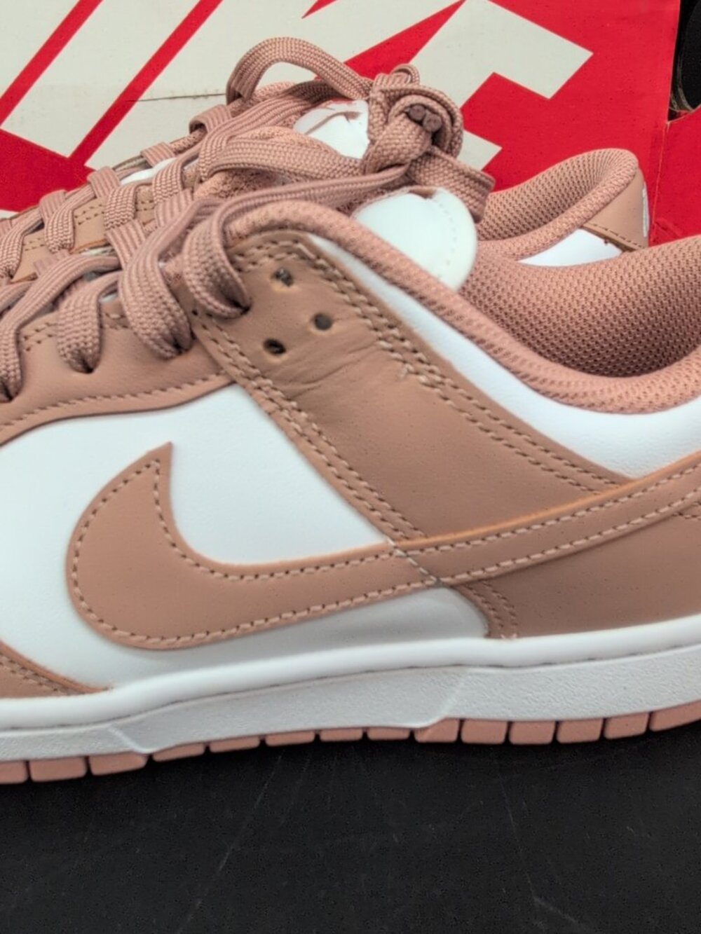 Nike Dunk Low Women's Sneakers Rose Whisper DD1503-118 Size 10 - Picture 4 of 16